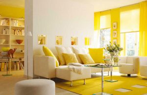 ترکیب رنگ زرد در دکوراسیون خانه